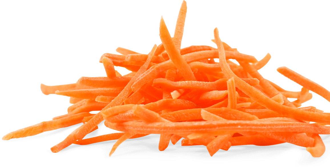 Shredded carrots