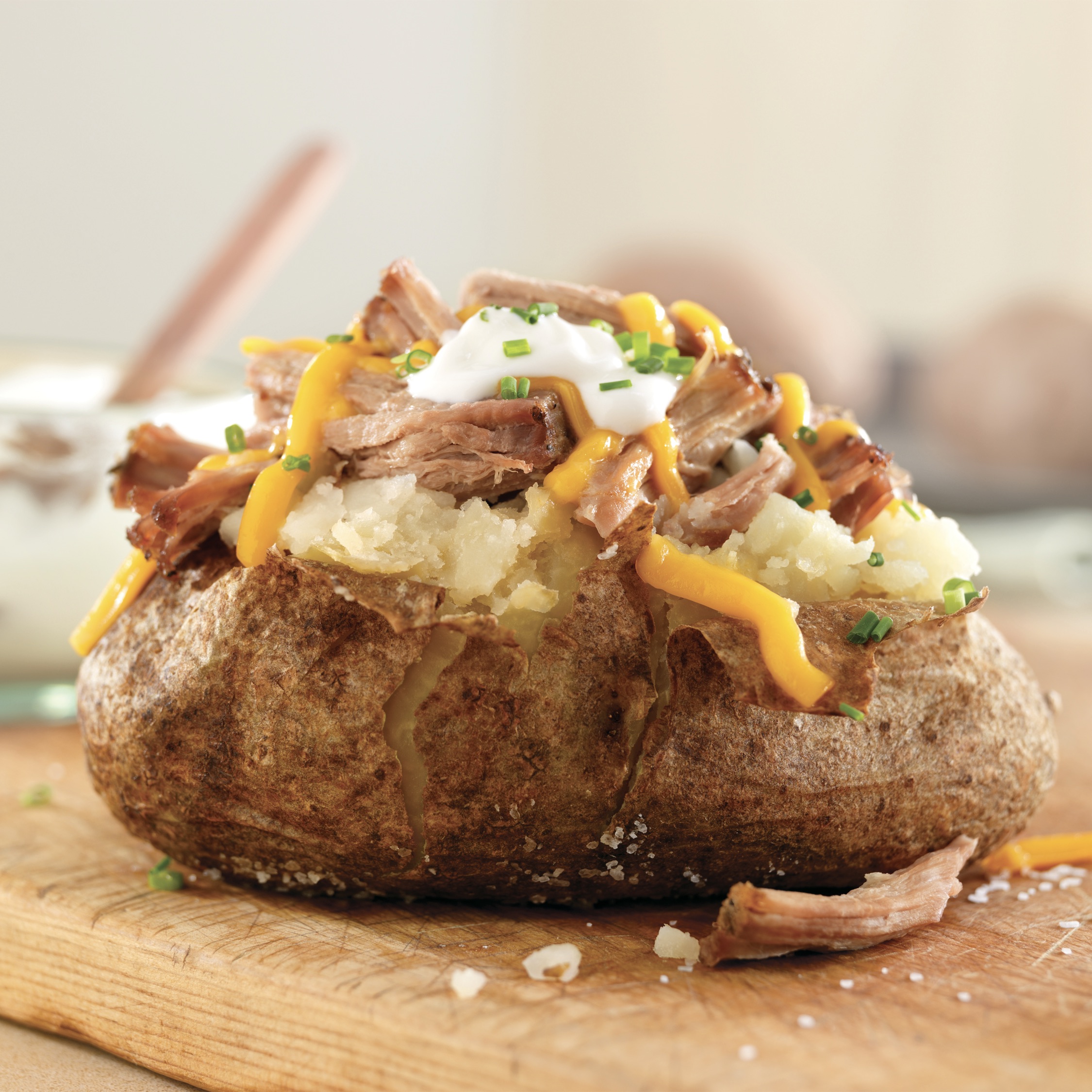 pulled pork baked potato