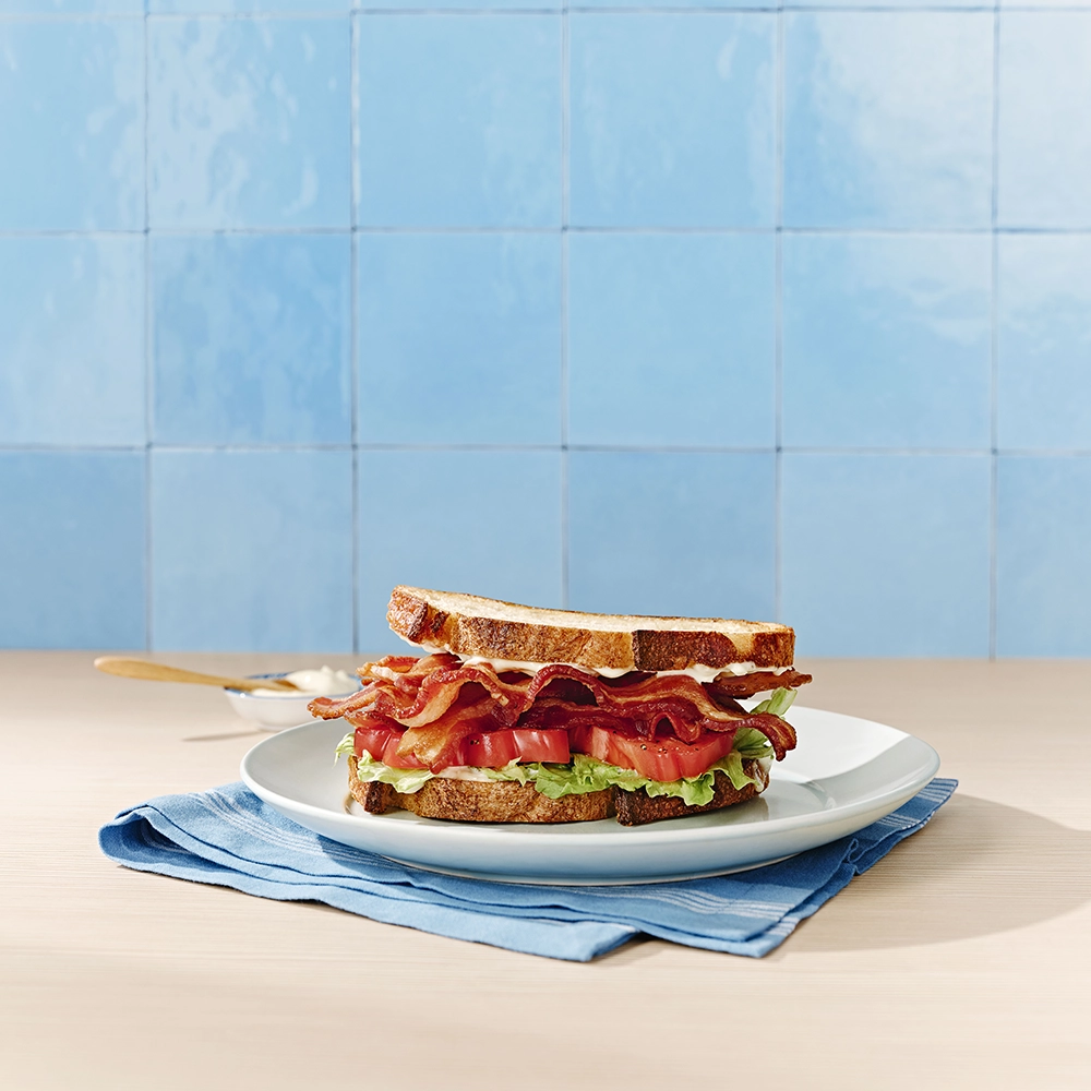 BLT on Grilled Sourdough with Garlic Aioli