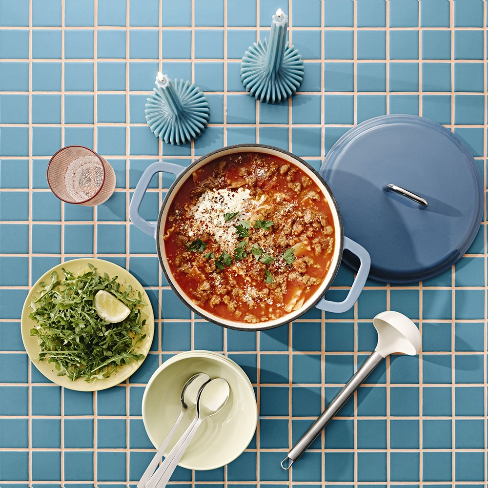 Slow Cooker Lasagna Soup with Italian Sausage