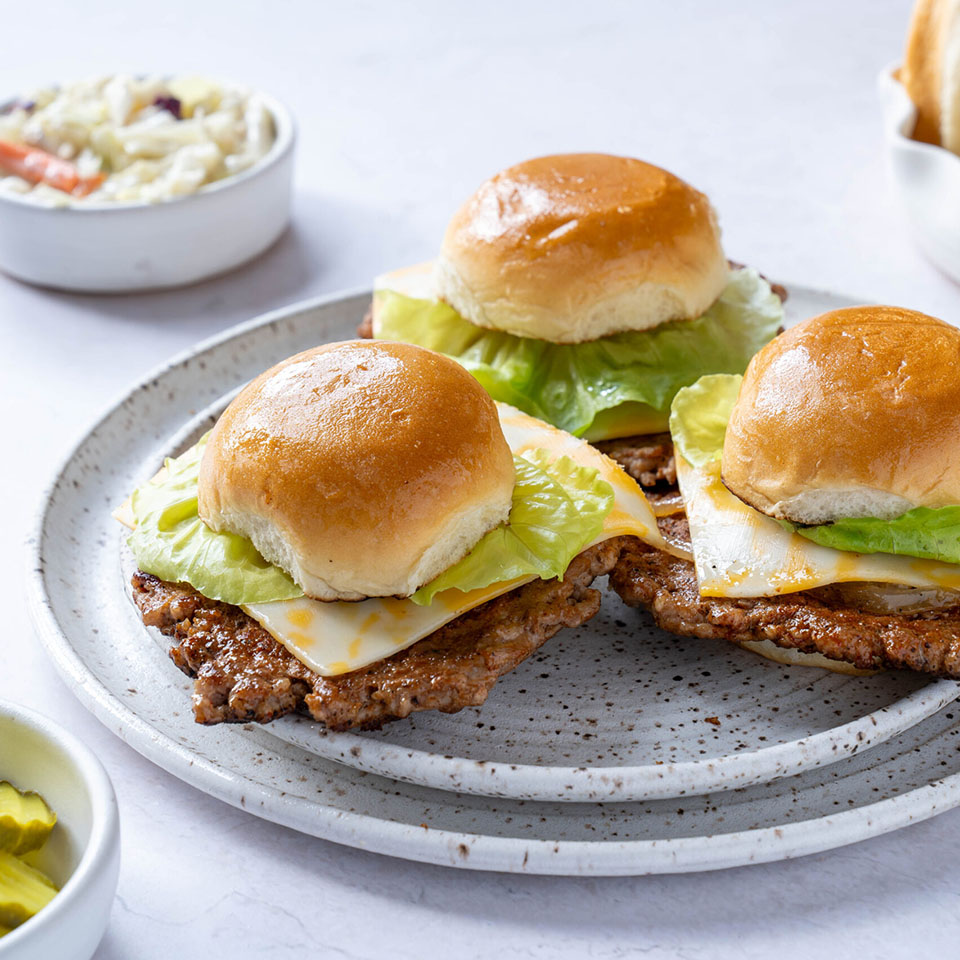 BBQ Pork Smashburger Sliders