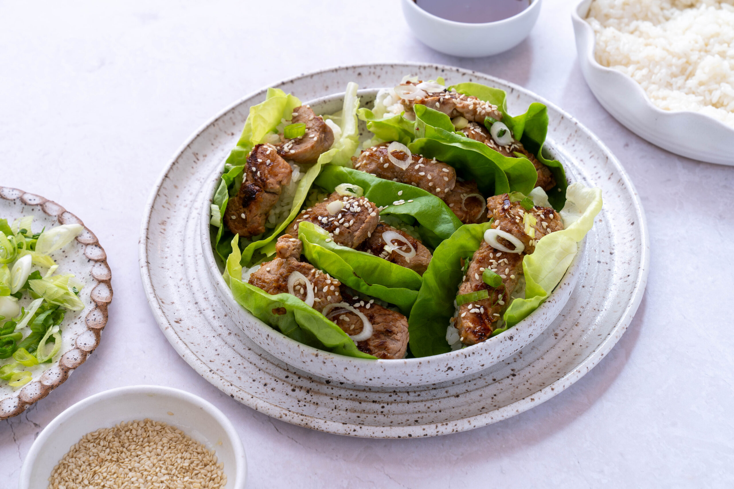 Pork Bulgogi Lettuce Wraps