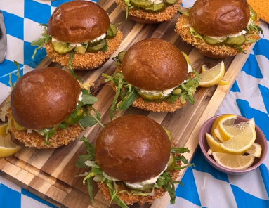 Mini Pork Schnitzel Sliders