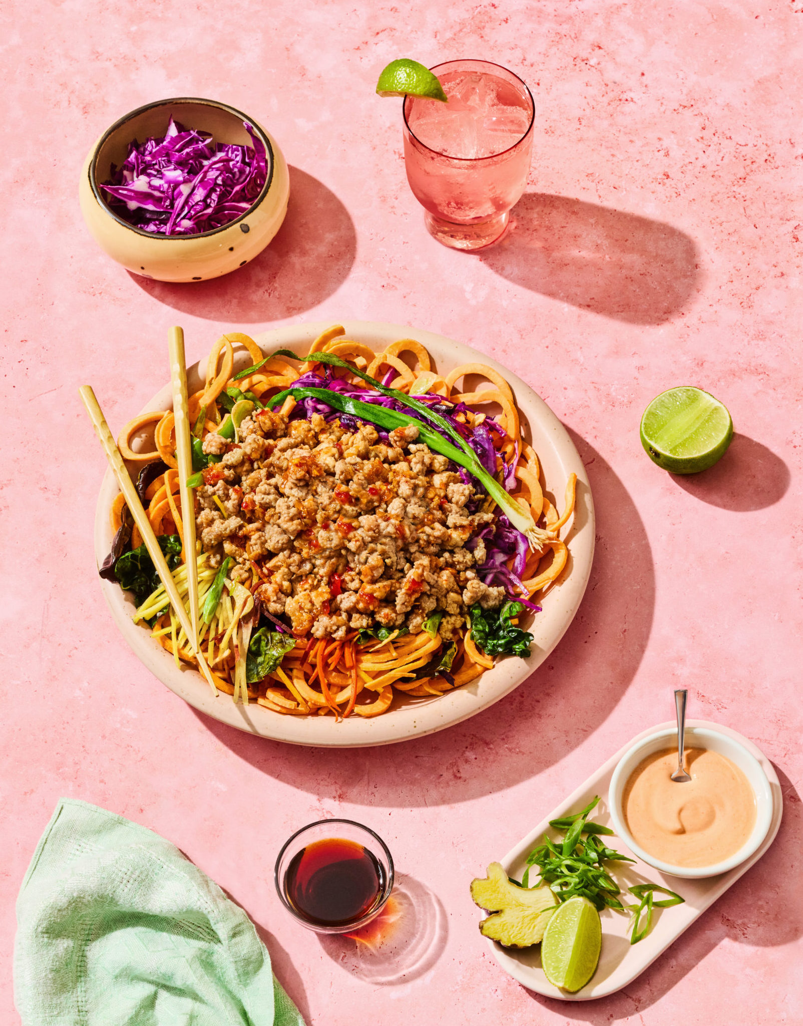 Spring Roll Noodle Bowl