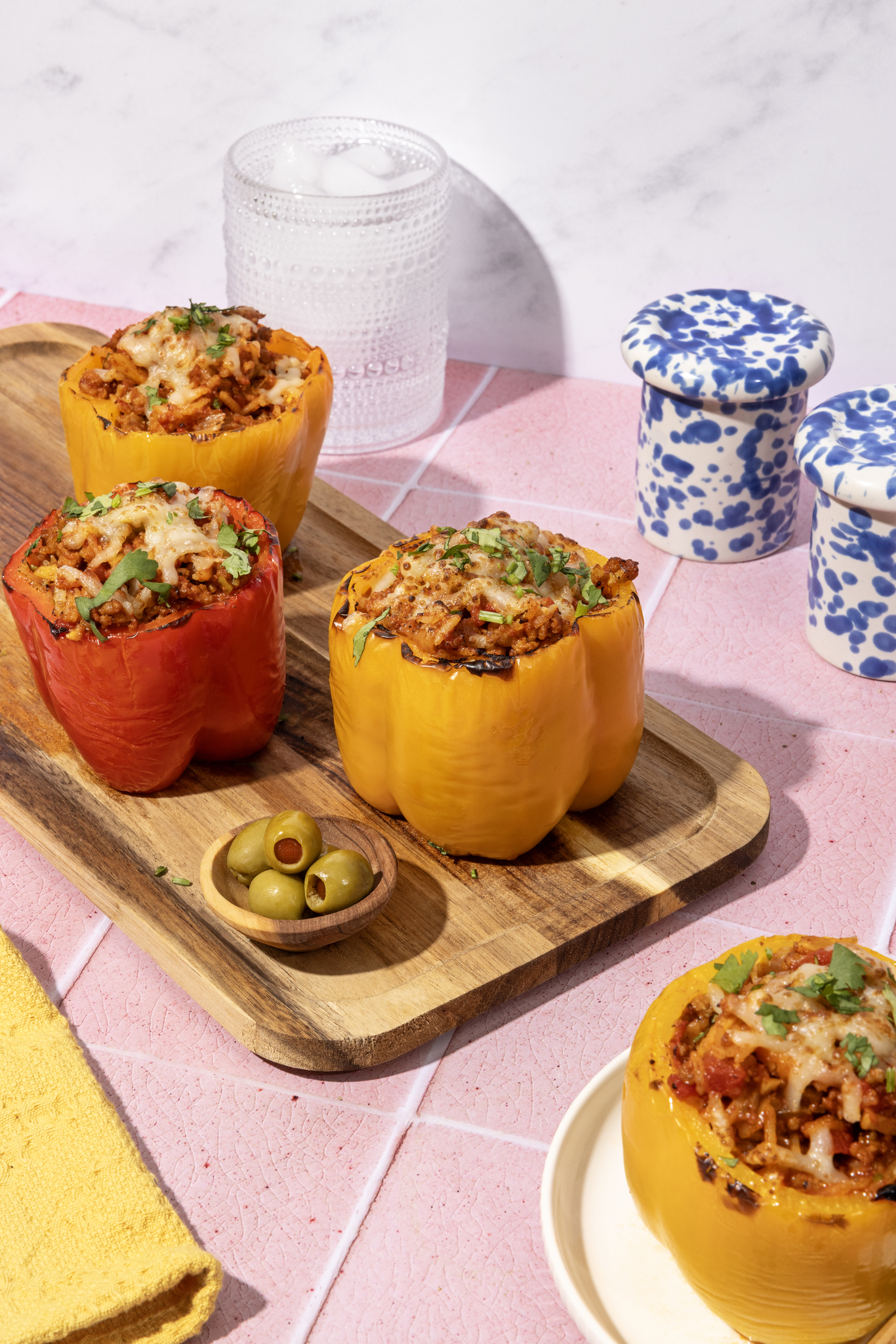 Smoked Paprika Pork Stuffed Peppers