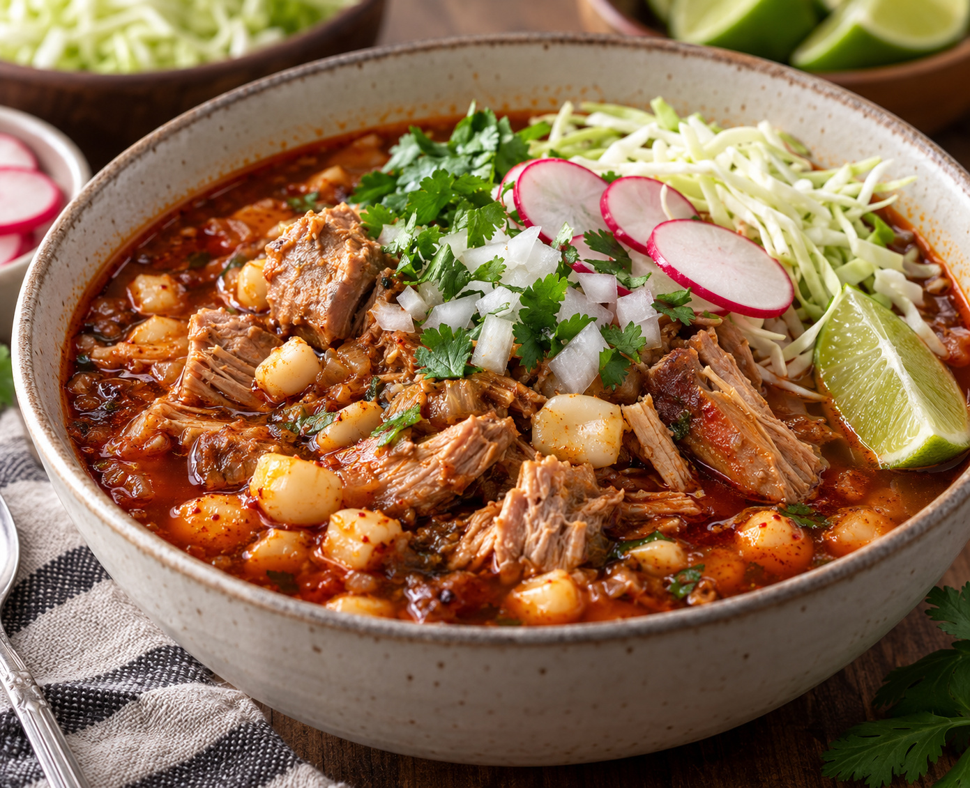 Pressure Cooked Pozole Soup
