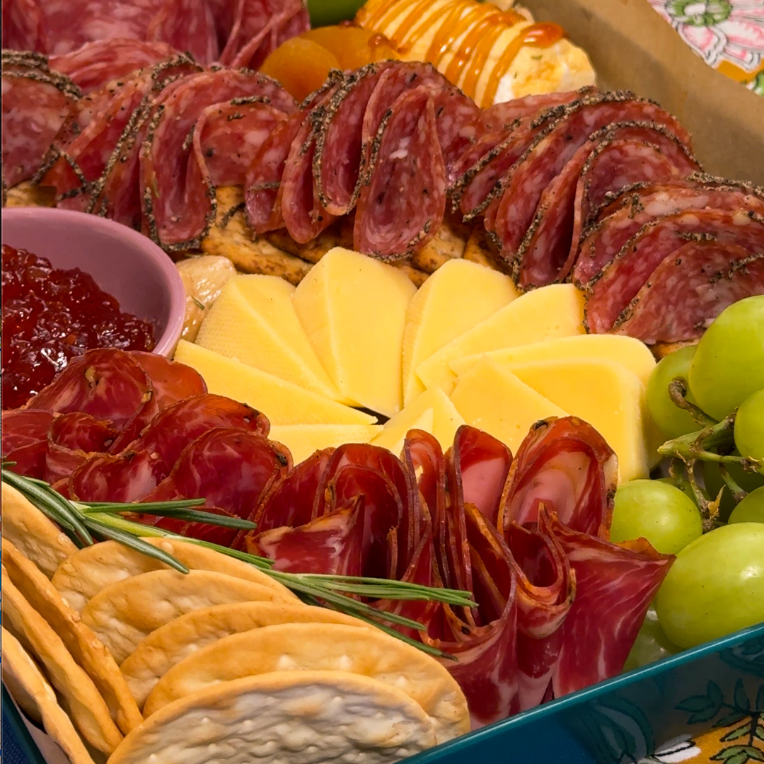 Sweet and Spicy Charcuterie Board ​